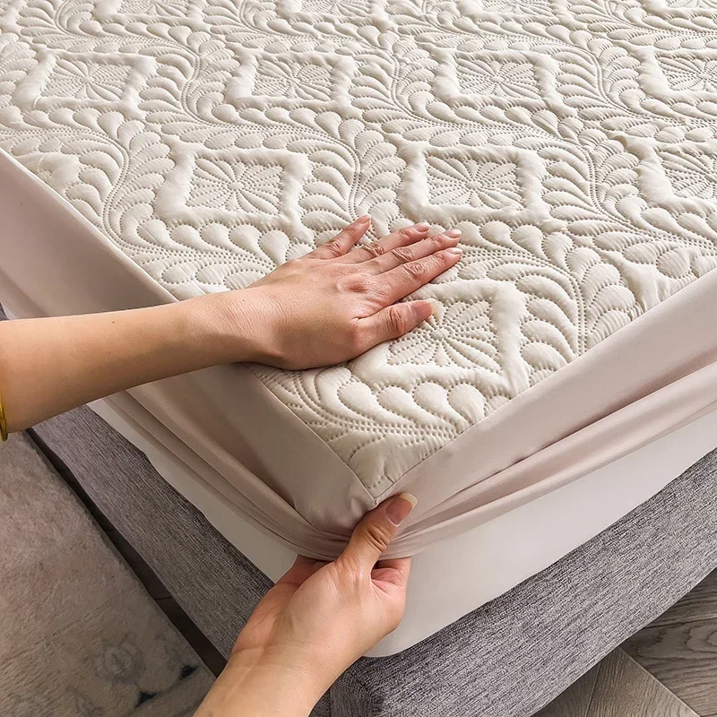Waterproof Thicken Mattress Pa - Waterproof Mattress Protector Breathable ulasan dan harga