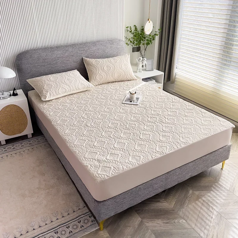 Waterproof Thicken Mattress Pa - Waterproof Mattress Protector Breathable ulasan dan harga