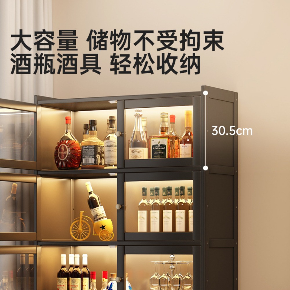 Wine cabinet against the wall  - Storage & Organization ulasan dan harga