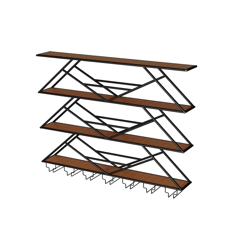 Wall Mounted Wine Rack Wrought - Storage & Organization ulasan dan harga
