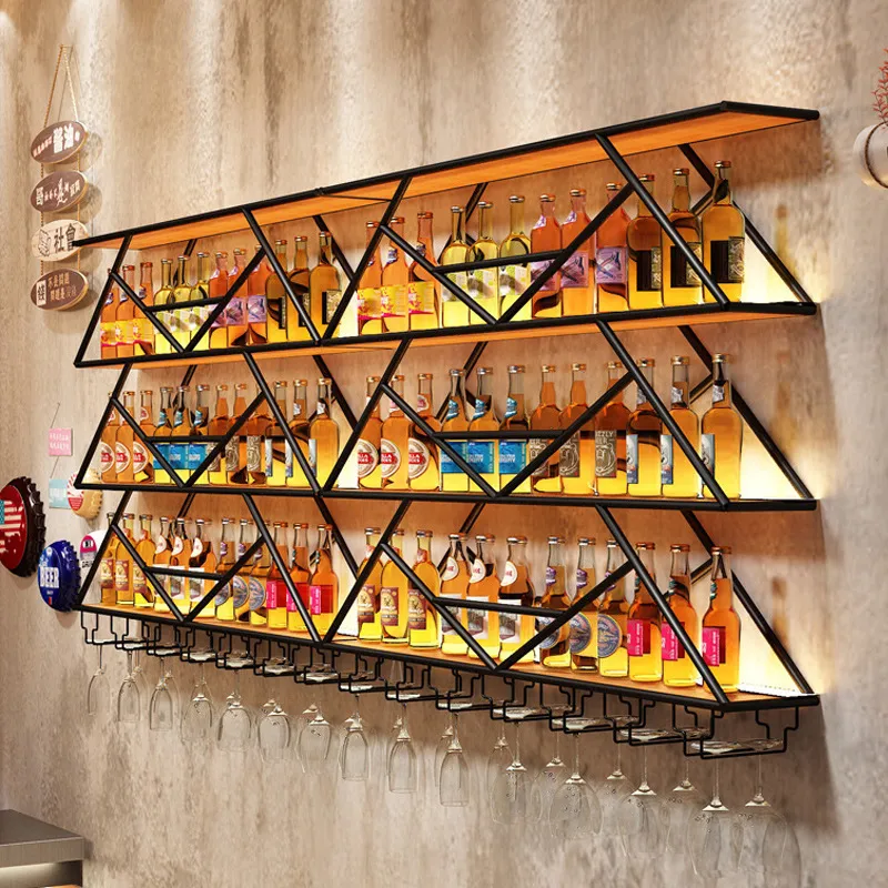 Wall Mounted Wine Rack Wrought - Storage & Organization ulasan dan harga