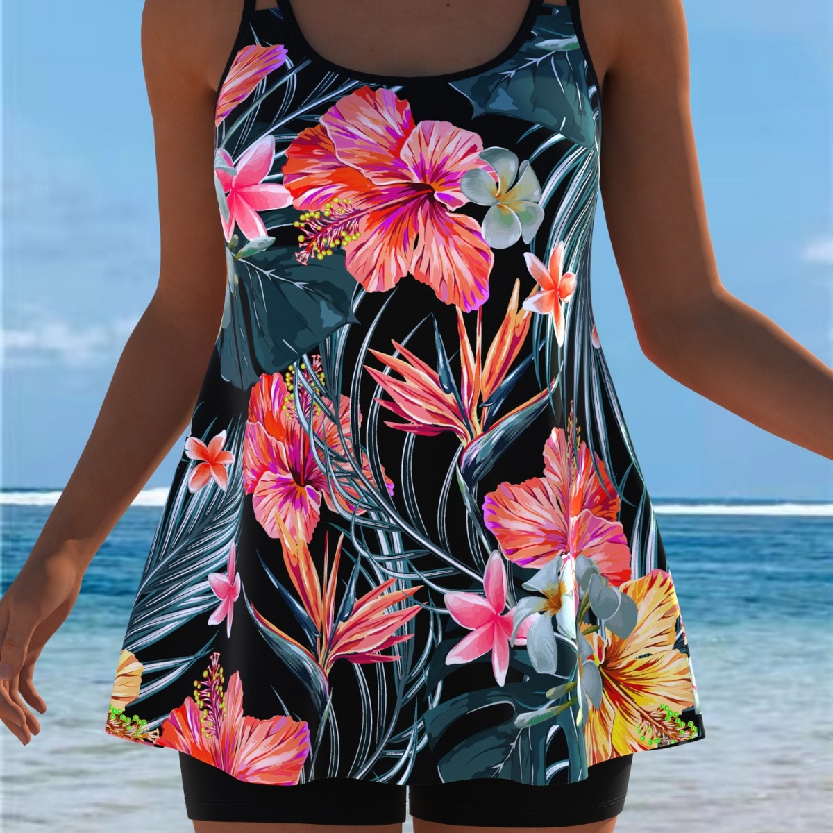 New Tankini Swimwears Tankini  - Bath ulasan dan harga