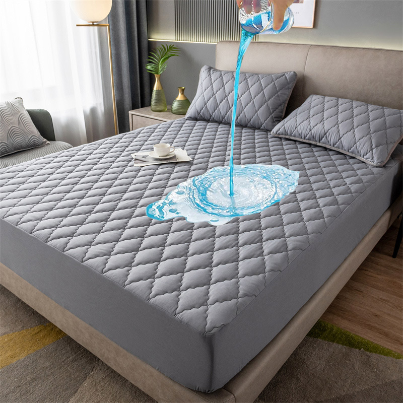 Waterproof Quilted Elastic Fit - Waterproof Mattress Protector Breathable ulasan dan harga