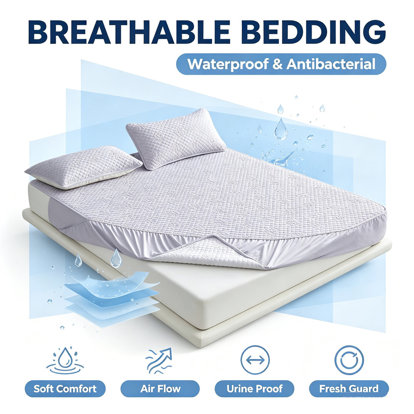 Waterproof Embossed Mattress C - Waterproof Mattress Protector Breathable ulasan dan harga