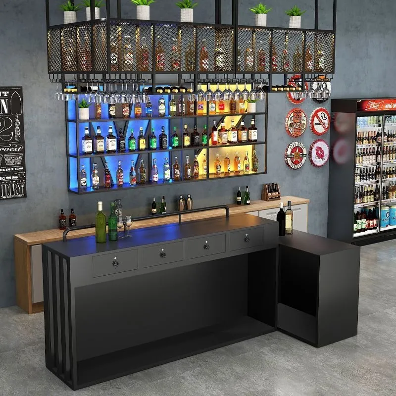 Wall Mounted Wrought Iron Wine - Storage & Organization ulasan dan harga