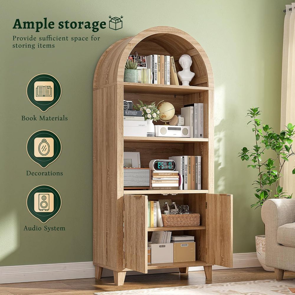 Arched Cabinet, 5-Tier Storage - Storage & Organization ulasan dan harga